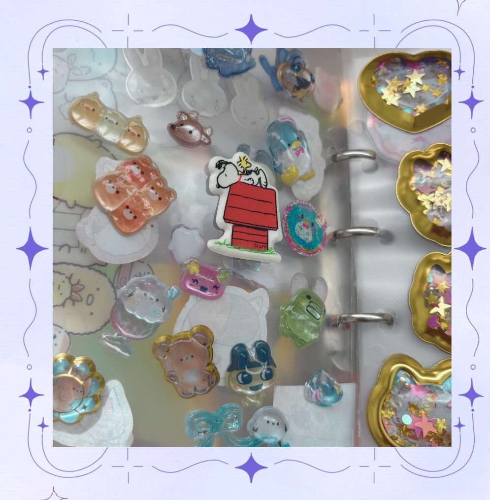 にこのぷっくりシール帳（お気に入りシールを集めたノート）